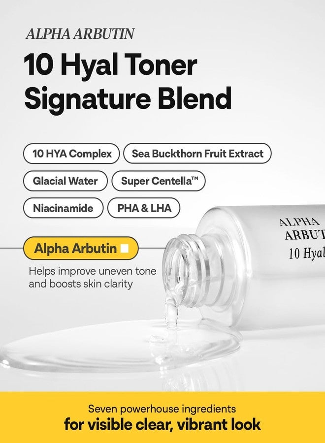 Bano Alpha Arbutin Toner – Hydrating Exfoliating Toner with Niacinamide, Hyaluronic Acid, PHA & Salicylic Acid | Glow & Uneven Tone | Korean Skincare for Sensitive Skin | Fragrance-Free | 4.05 fl oz - Image 5
